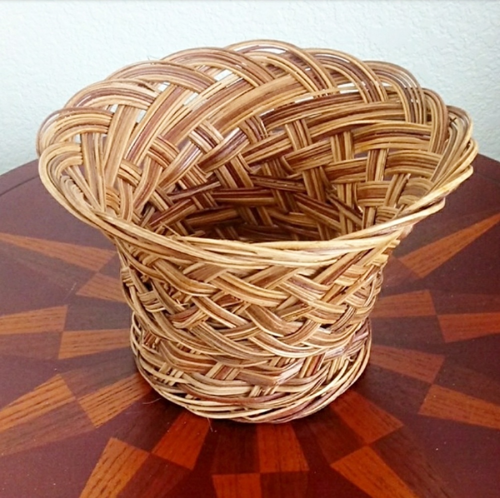 Boho Wicker Flower Planter Basket Pot Cont…